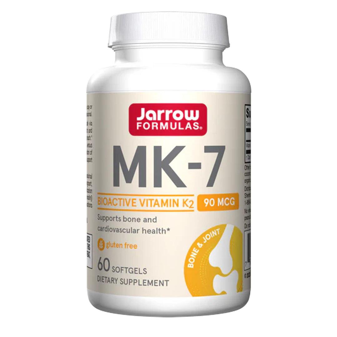 Jarrow Formulas Vitamin K2 MK-7 90 mcg 60 Softgels bottle – Probiotic.ie Ireland