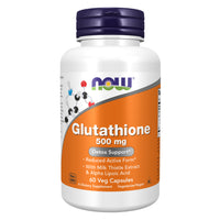 Now Foods Glutathione 500mg Vegan Supplement Ireland - 60 Cap Pack