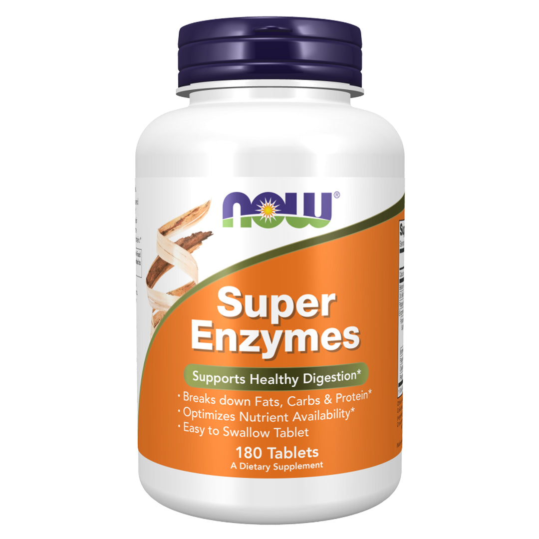 Now Foods Super Enzymes Digestive - 90/180 tabs