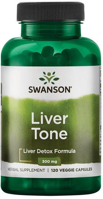 Swanson Liver Tone - Liver Detox Formula - 300mg 120 Caps