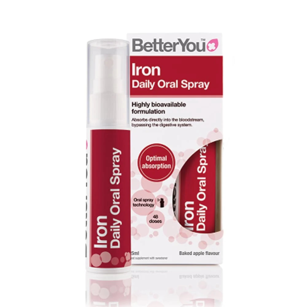 BetterYou - Eisen täglich Oral Spray - 25ml - 48 Dosen.