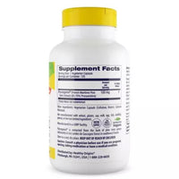 Healthy Origins Pycnogenol 100mg supplement facts panel, 65-75% procyanidins