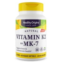 Healthy Origins Vitamin K2 MK-7 100 mcg Natural Natto Supplement Ireland