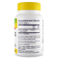 Healthy Origins Vitamin K2 as MK7 100 mcg - 180 Softgels -| Natural Natto Supplement Ireland