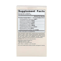 Jarrow Formulas Jarro-Dophilus EPS 10 Billion CFU probiotic 120 vegetarian capsules Ireland back of package