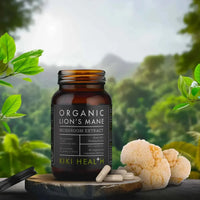 KIKI Health Organic Lion's Mane Extract - 60 Vegetarian Capsules