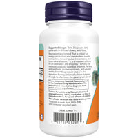 Supplement facts panel: NOW Foods Magnesium Citrate, 400mg elemental magnesium per 3-capsule serving, 107% NRV