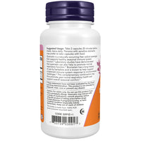 NOW Foods Quercetin with Bromelain back label, ingredients and directions, vegetarian HPMC capsule