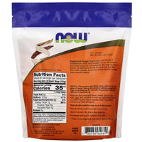 Back of the NOW Foods Whole Psyllium Husks 454 g pack showing directions and ingredients