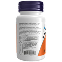 NOW Foods L-Theanine 200 mg double strength capsules with Irish delivery left side