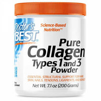 Doctor’s Best Collagen Types 1 and 3 Hydrolysed Collagen Powder 200g Ireland - Front of Jar