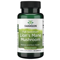 Swanson Lion’s Mane Mushroom 500mg vegan capsules – Ireland