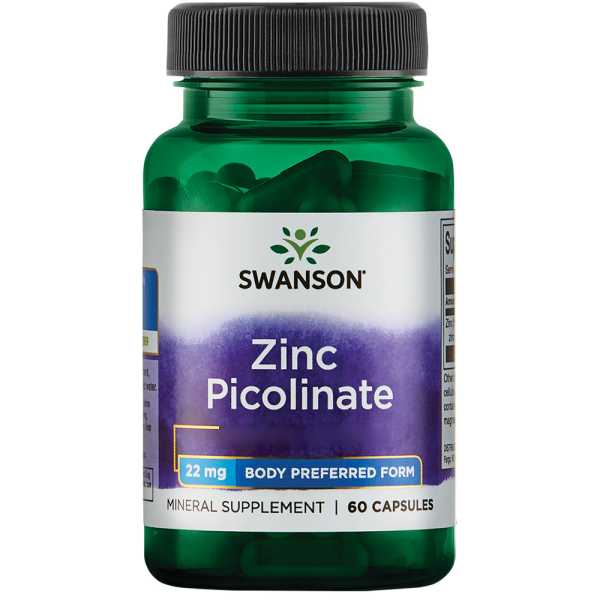 Swanson Zinc Picolinate 22mg Zinc Supplement Ireland