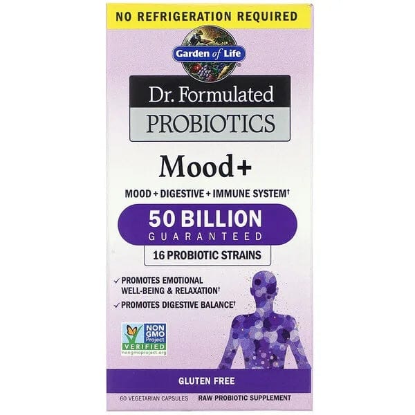 Garden of Life Microbiome Mood+ Probiotic with Ashwagandha – 60 Capsules Ireland Probiotic.ie