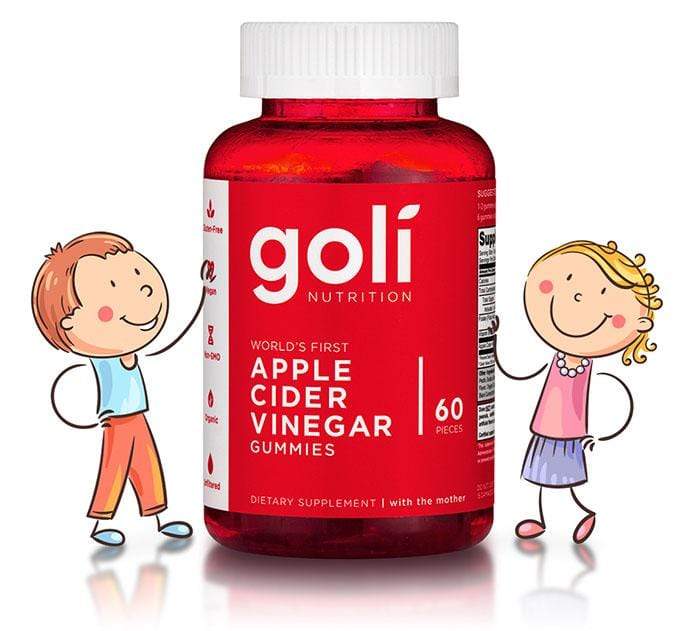 Goli Apple Cider Vinegar Gummies 60 Gummies Bottle - Vegan Non-GMO Supplement Ireland