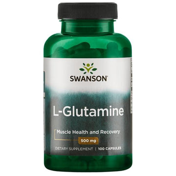 Swanson L-Glutamine 500mg - 100 Caps - Probiotic.ie