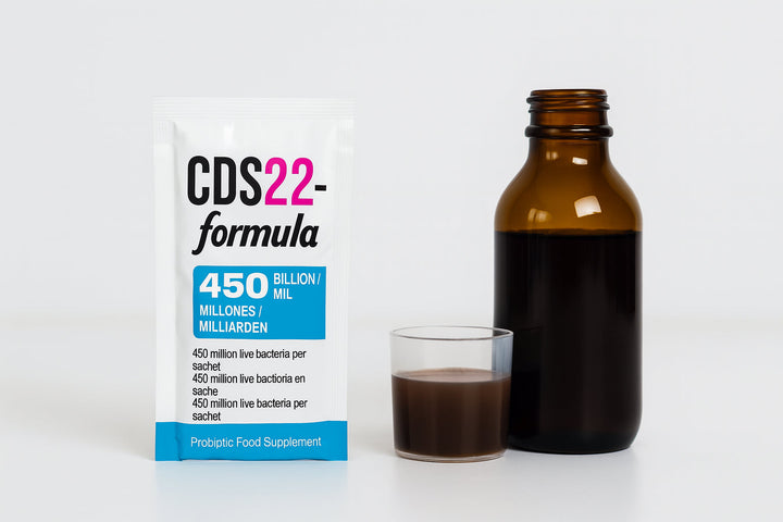 CDS22-formula vs Symprove probiotic comparison for Ireland including strain and evidence overview