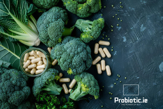 Gut health infographic for Ireland – probiotics, IBS, and microbiome tips