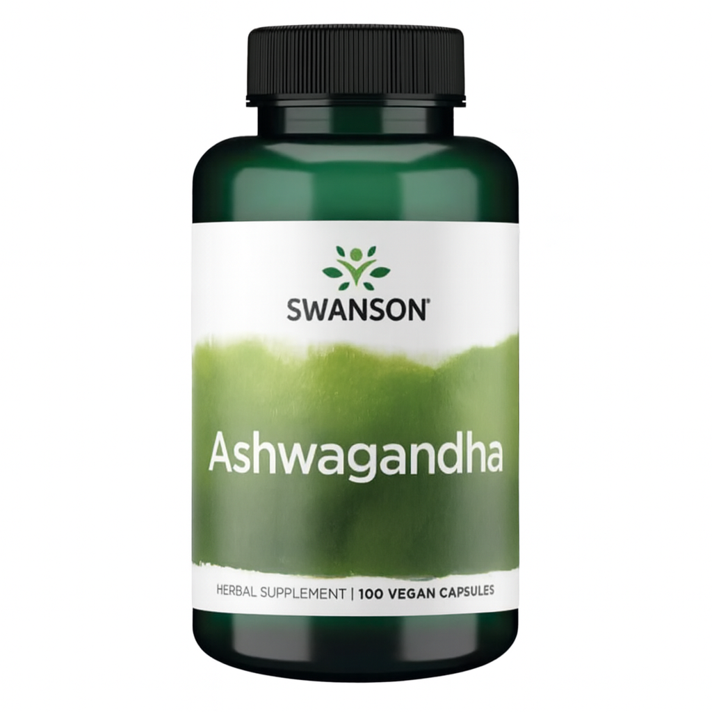 Swanson Ashwagandha 450mg – 100 Capsules, herbal supplement shipped from Dublin, Ireland.
