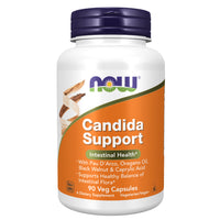 Now Foods Candida Support 180 Capsules – plant-based digestive supplement with oregano oil, black walnut, and caprylic acid.
