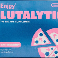 EatEnjoy Glutalytic – Digestive Enzymes for Gluten Intolerance (20 Caps)