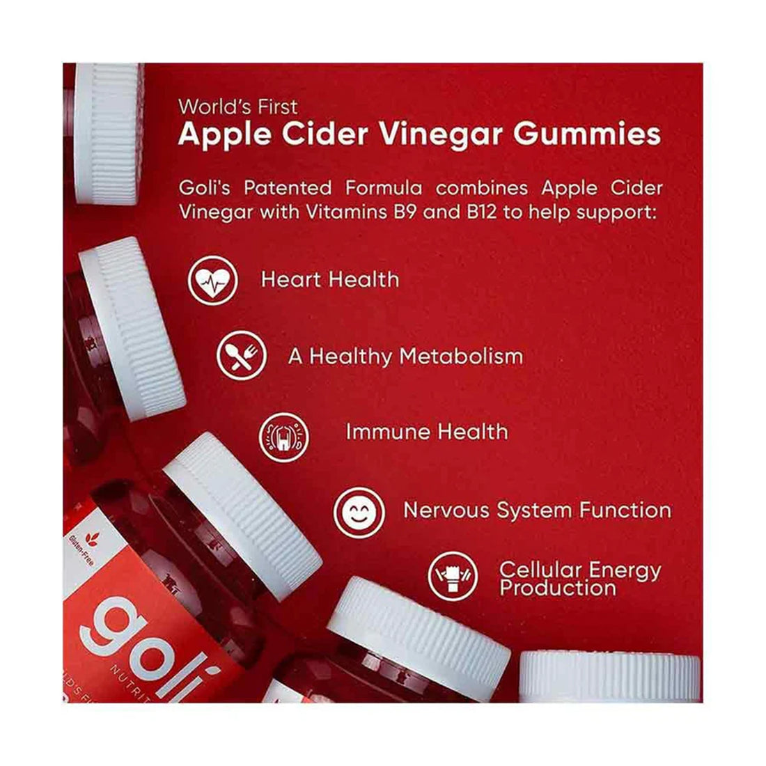 Goli Apple Cider Vinegar Gummies – 60 Gummies