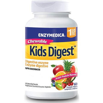 Enzymedica Kids Digest Chewable Fruit Punch - 60 Chewable Tabs