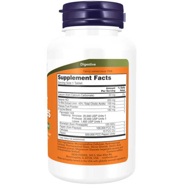 Now Foods Super Enzymes Digestive - 180 tabs