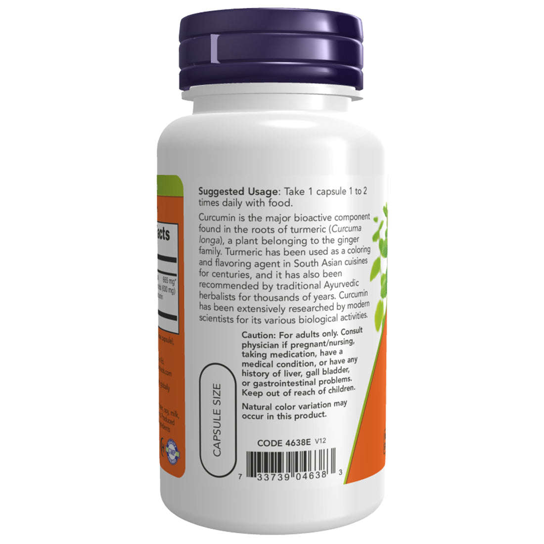Supplement bottle labeled &
