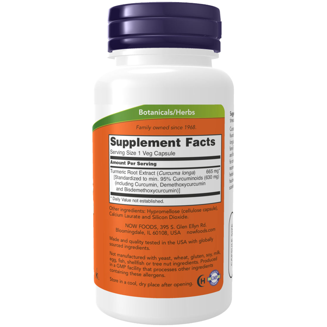 Supplement bottle labeled &