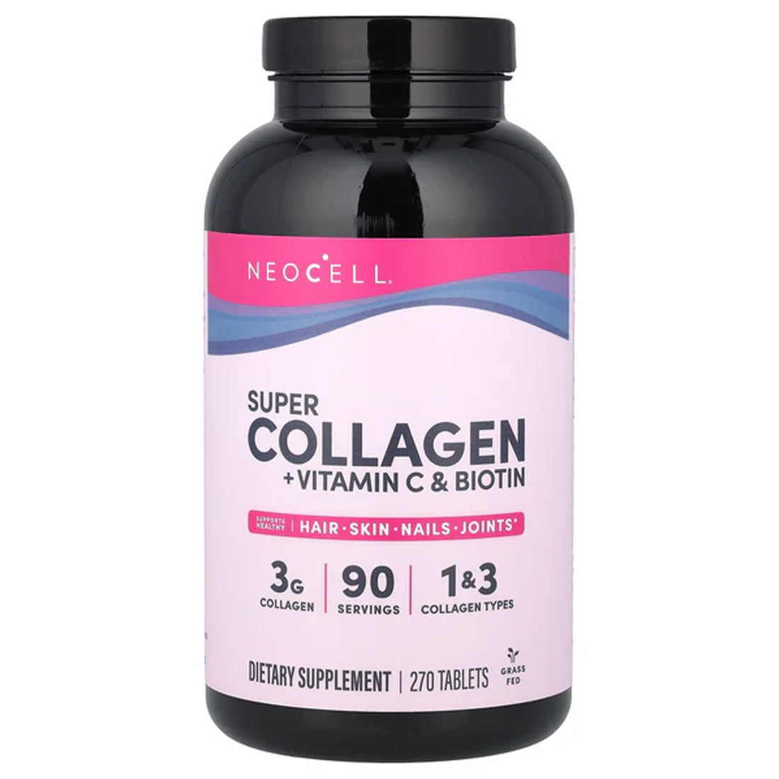 Neocell Super Collagen + Vitamin C & Biotin 270 Tablets Ireland Front of Bottle