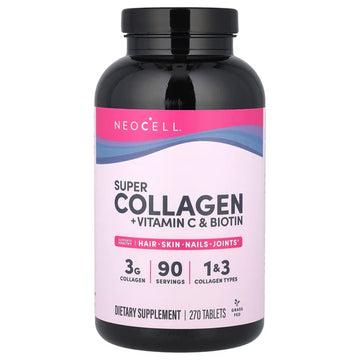 Neocell Super Collagen + Vitamin C and Biotin - 270 Tabs