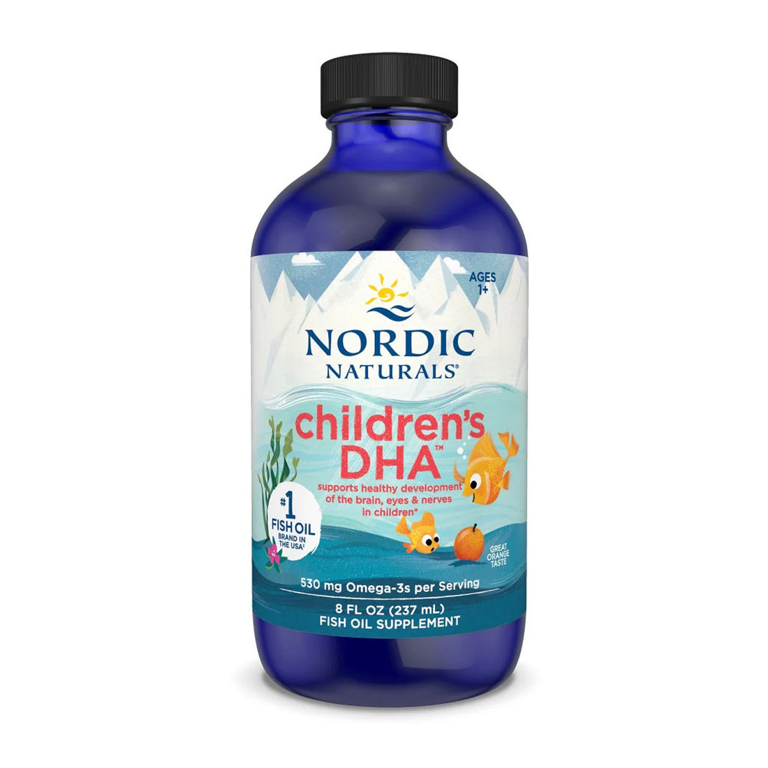Nordic Naturals Children’s DHA Strawberry Liquid – 530mg Omega-3 – 119ml/237ml