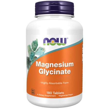 Now Foods Magnesium Bisglycinate Glycinate - 180 Tabs