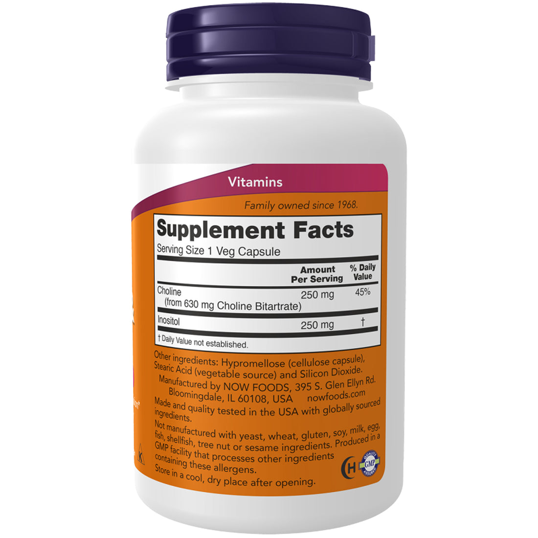 Supplement bottle labeled &