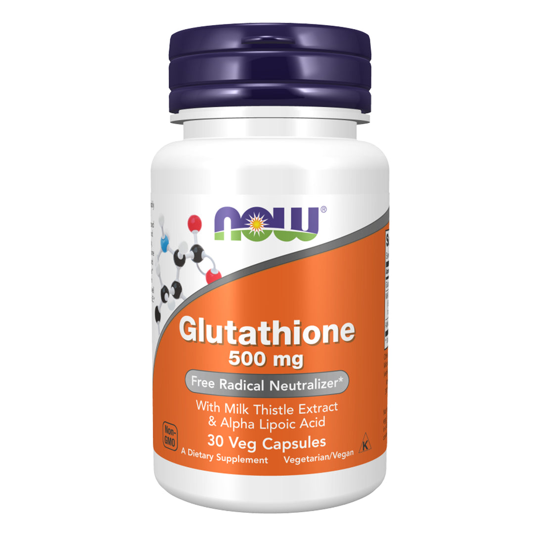 Now Foods Glutathione 500mg Vegan Supplement Ireland - 30 Caps Pack