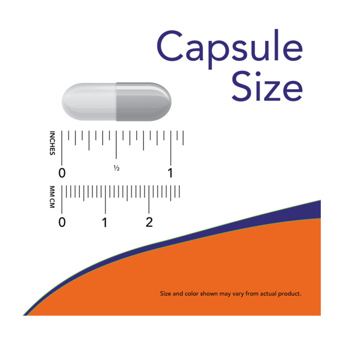 Now Glycine 1000mg Ireland Supplement Bottle Capsule Size