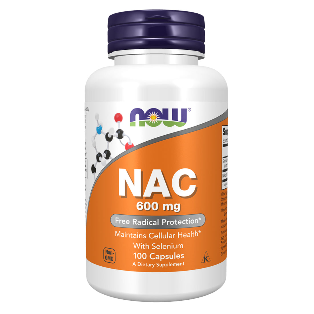 NOW NAC 600mg N-Acetyl Cysteine – 100 Veg Capsules Ireland