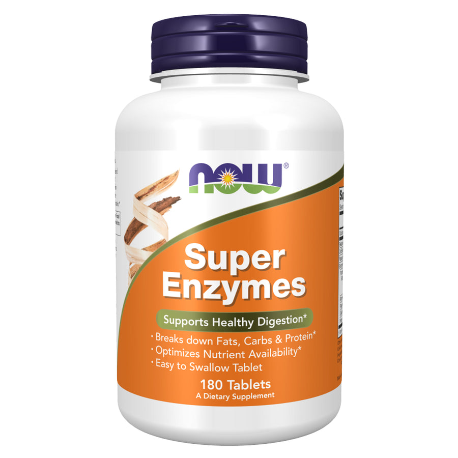 Now Foods Super Enzymes Digestive - 180 tabs