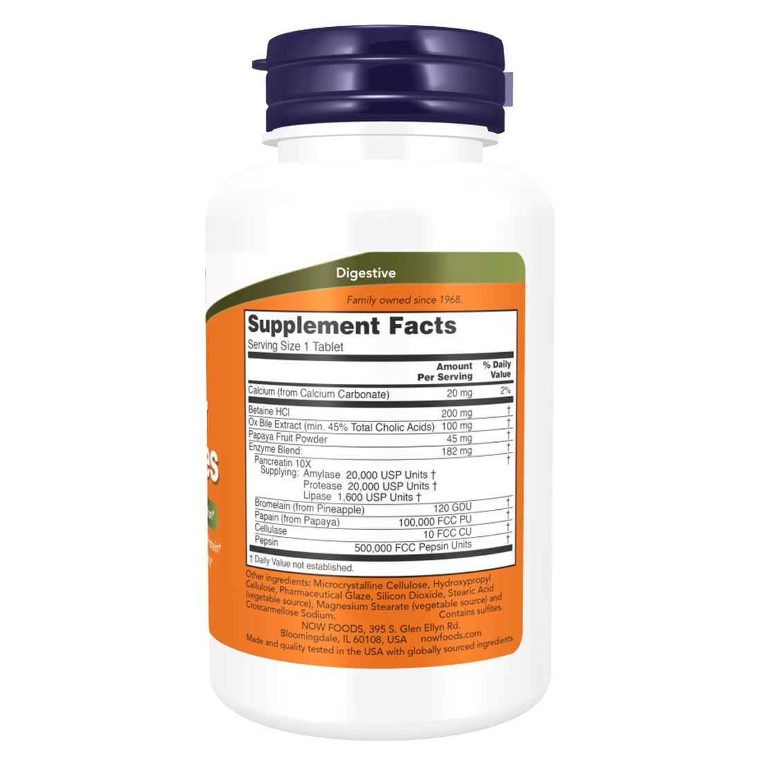 Now Foods Super Enzymes Digestive - 180 Tabletten