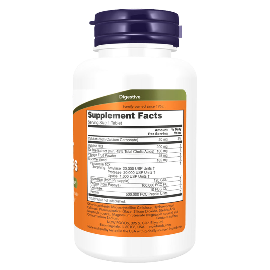 Now Foods Super Enzymes Digestive - 180 tabs