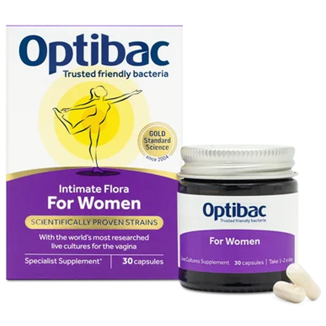 Optibac Intimate Flora For Women - 30 Capsules