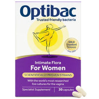 Optibac Intimate Flora For Women - 30 Capsules