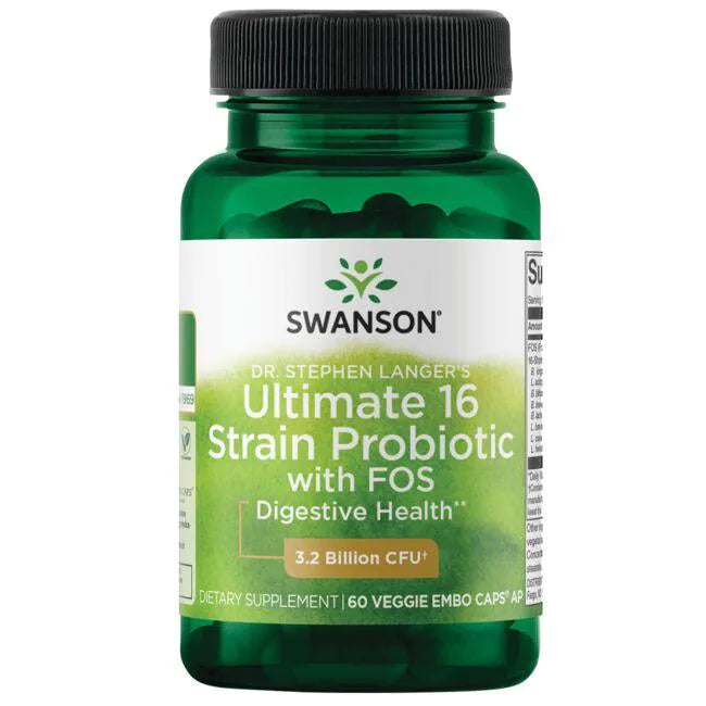 Swanson Ultimate 16 Strain Probiotic - 60 Caps