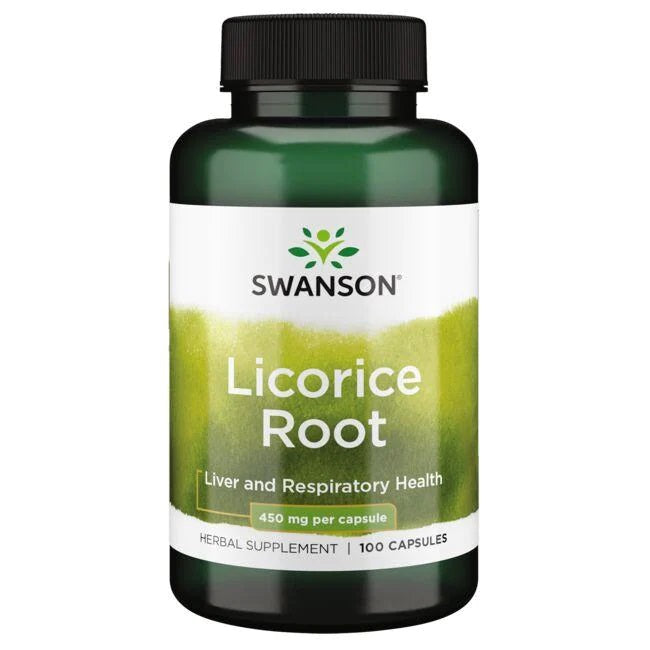 Swanson Licorice Root - 450 mg 100 Caps