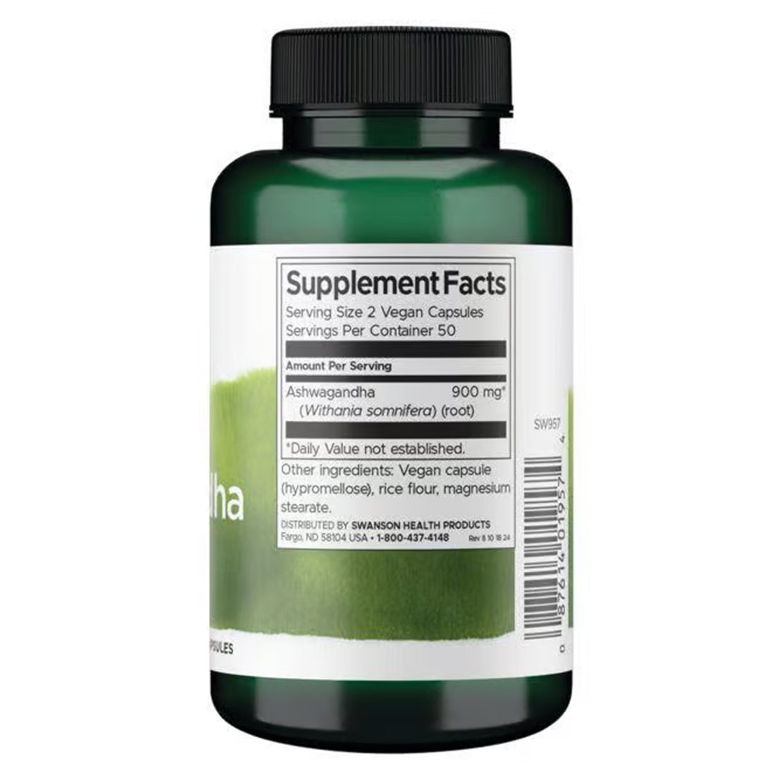 Swanson Ashwagandha 450mg - 100 Caps