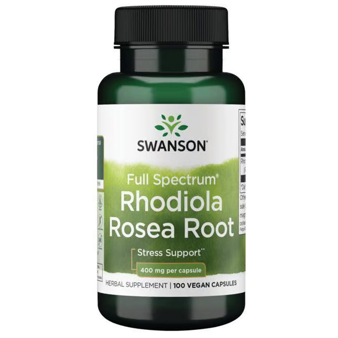Swanson Rhodiola Rosea Root 400 mg 100 Capsules – Herbal Supplement Ireland