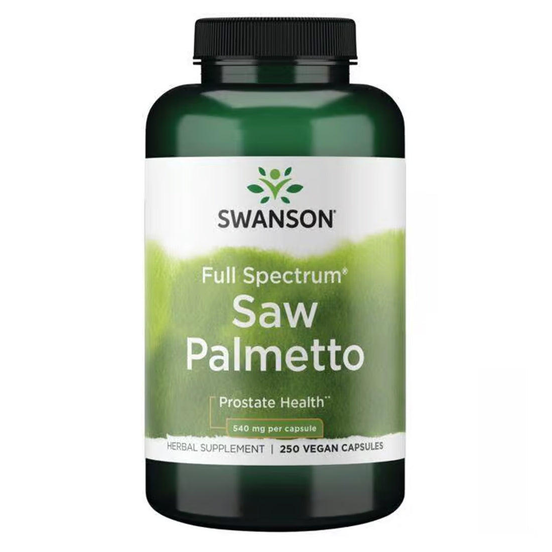 Swanson Saw Palmetto 540mg Herbal Supplement Ireland Front