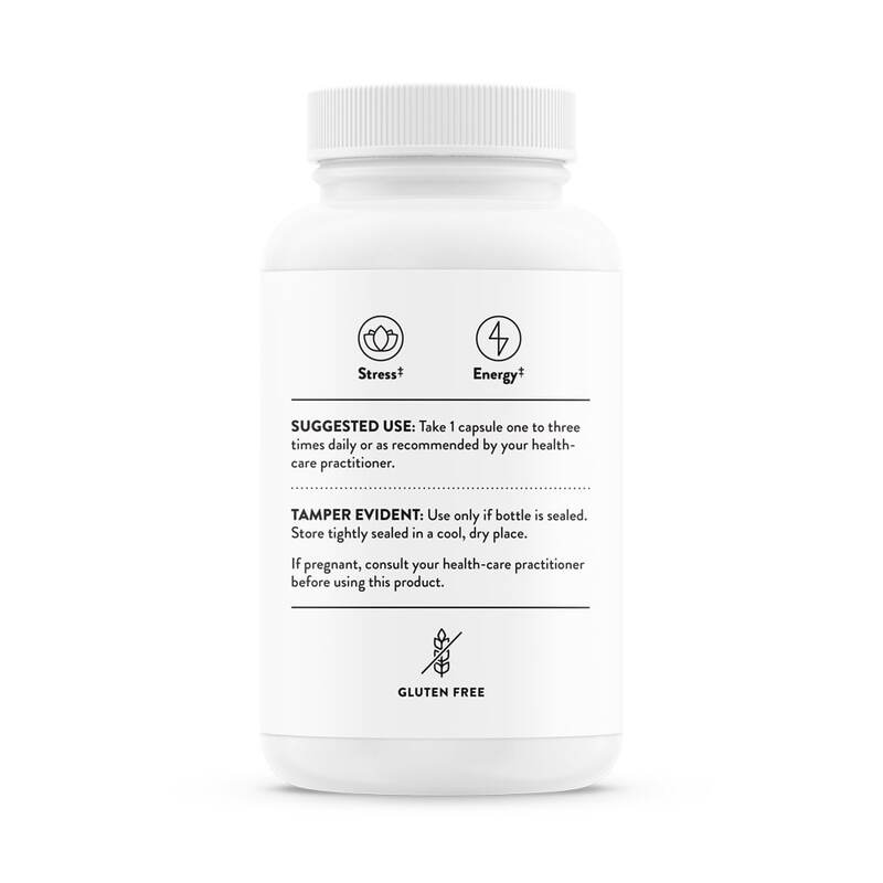 Thorne Research Adrenal Cortex 50mg - 60 Capsules