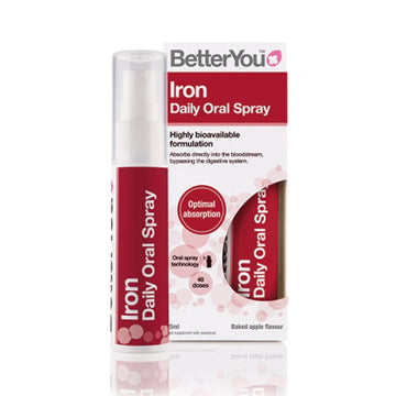 BetterYou - Iron Daily Oral Spray - 25ml - 48 doses.